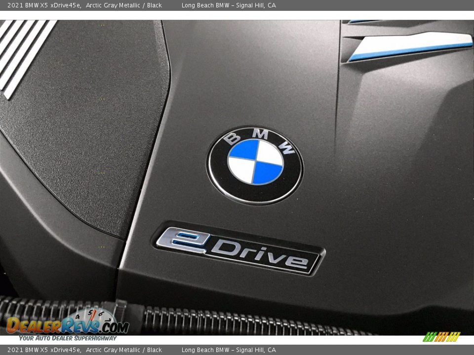 2021 BMW X5 xDrive45e Arctic Gray Metallic / Black Photo #11