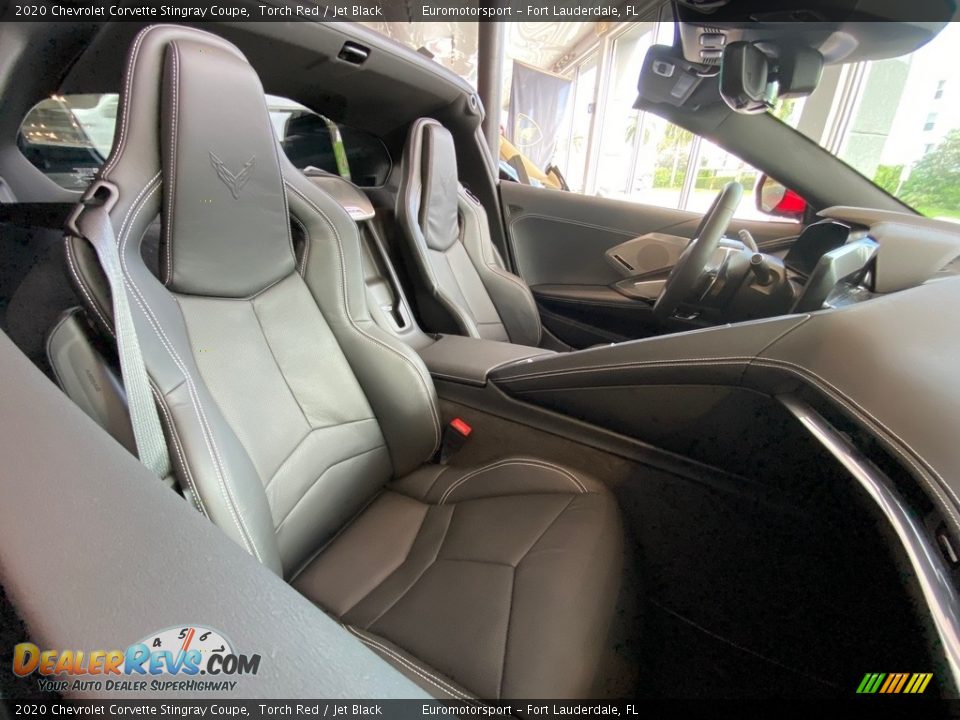 Jet Black Interior - 2020 Chevrolet Corvette Stingray Coupe Photo #2