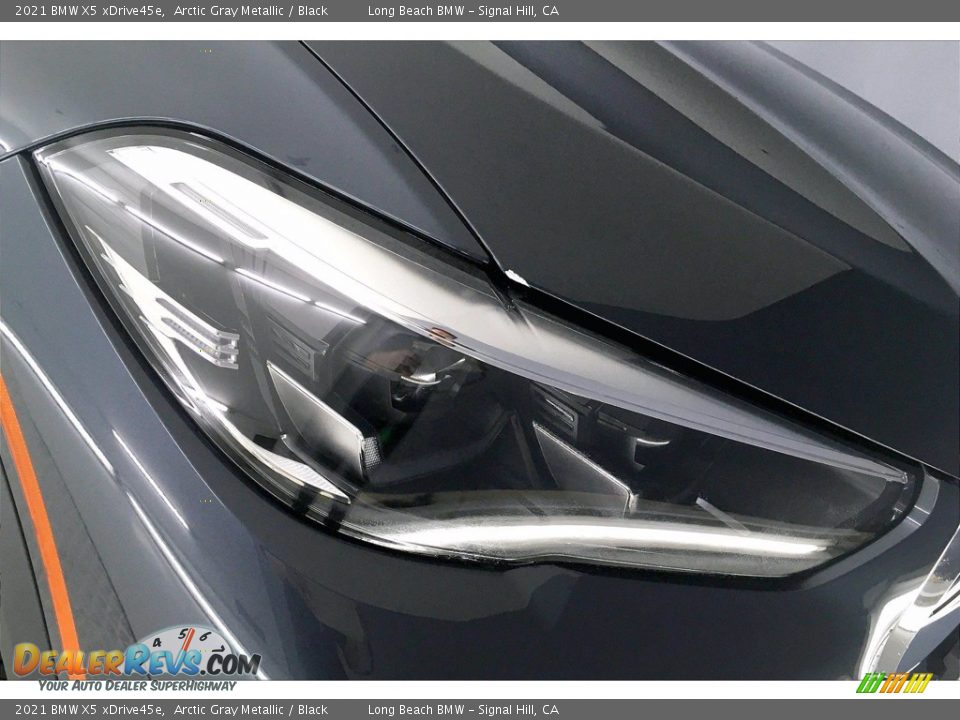2021 BMW X5 xDrive45e Arctic Gray Metallic / Black Photo #14
