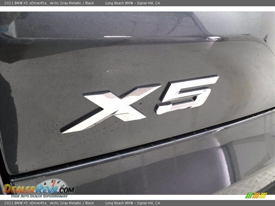 2021 BMW X5 xDrive45e Arctic Gray Metallic / Black Photo #16