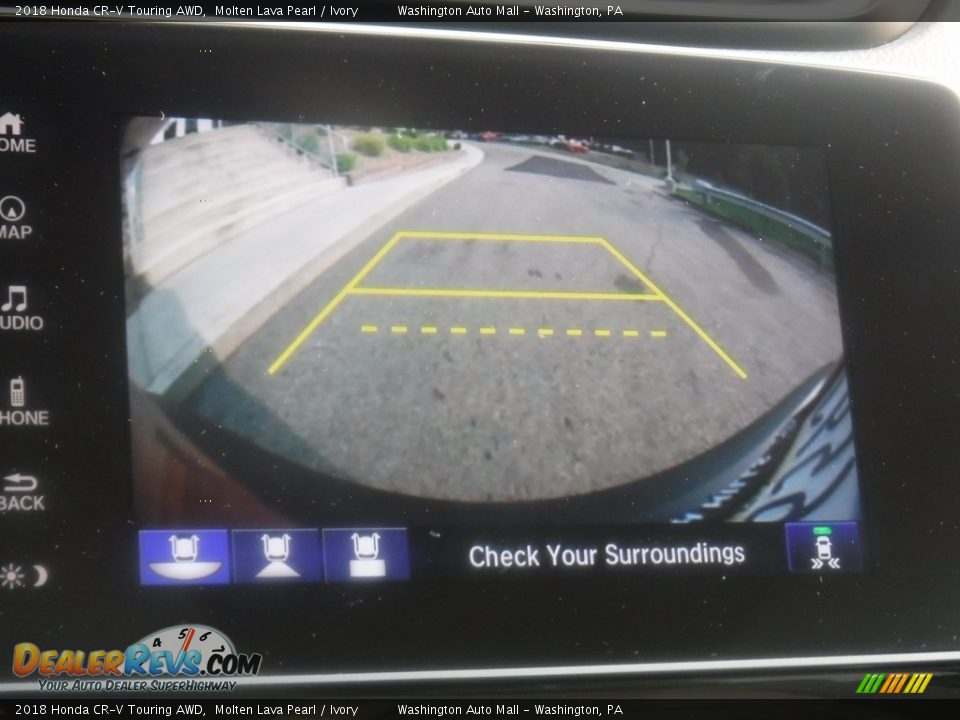 2018 Honda CR-V Touring AWD Molten Lava Pearl / Ivory Photo #4