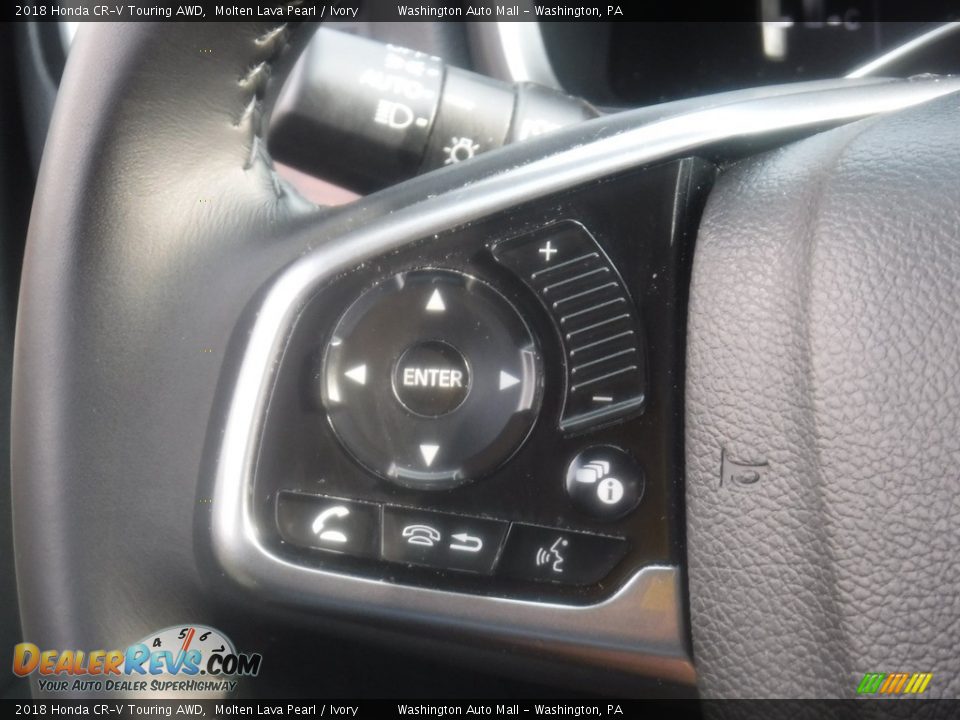 2018 Honda CR-V Touring AWD Molten Lava Pearl / Ivory Photo #5