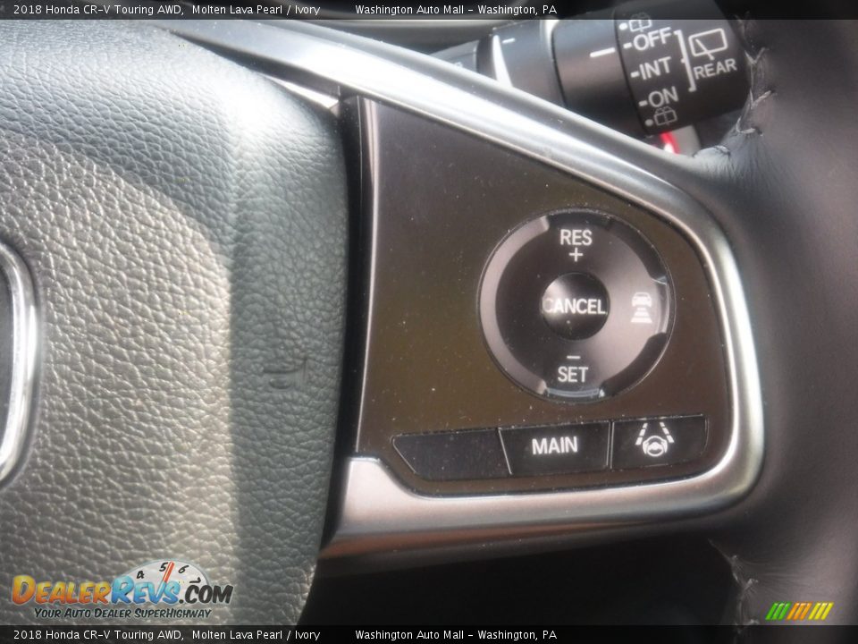 2018 Honda CR-V Touring AWD Molten Lava Pearl / Ivory Photo #6