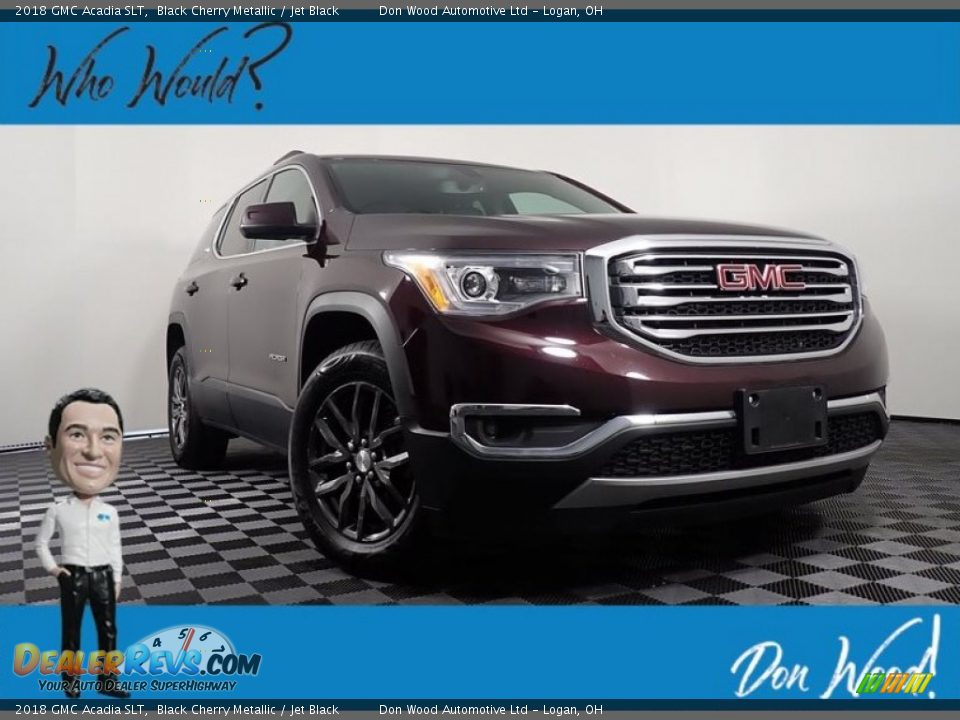 2018 GMC Acadia SLT Black Cherry Metallic / Jet Black Photo #1