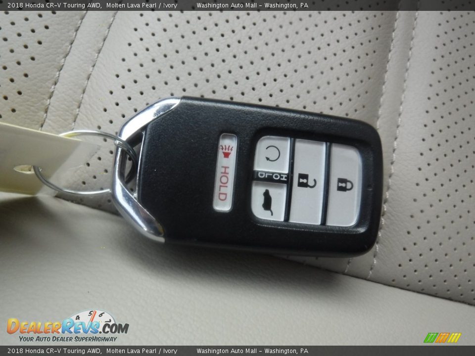 2018 Honda CR-V Touring AWD Molten Lava Pearl / Ivory Photo #7