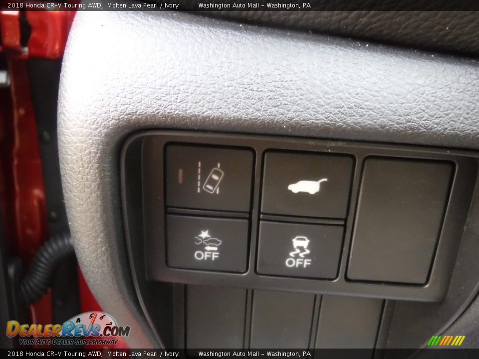 2018 Honda CR-V Touring AWD Molten Lava Pearl / Ivory Photo #8
