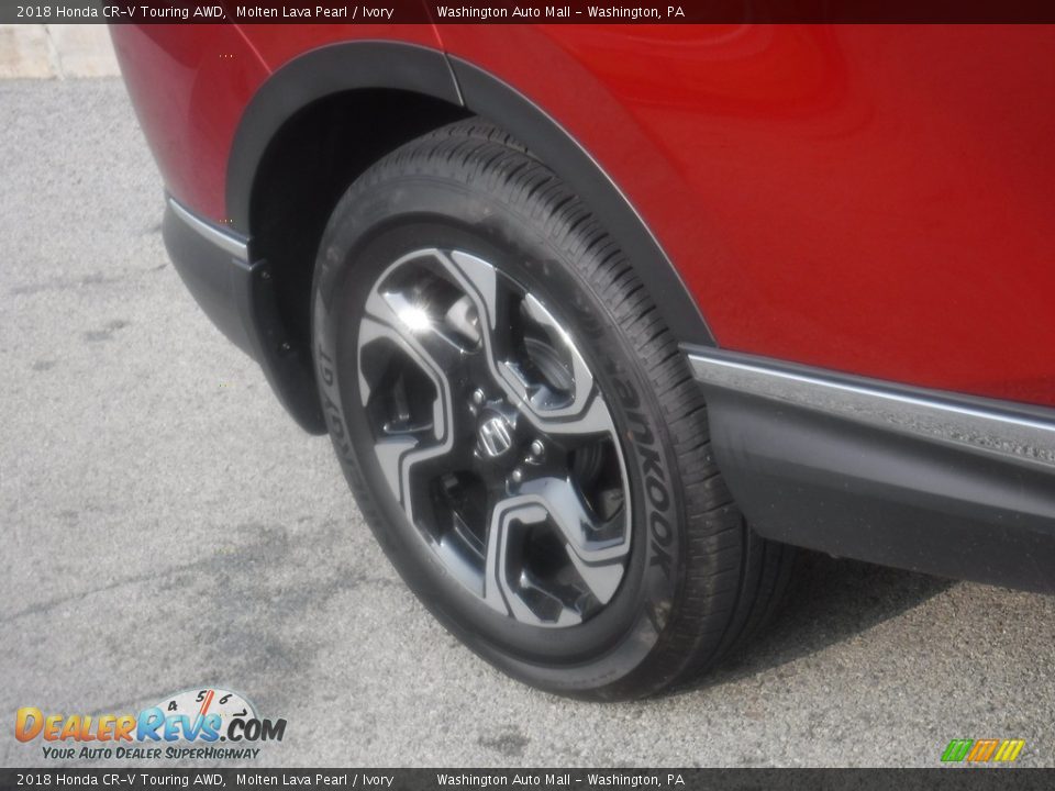 2018 Honda CR-V Touring AWD Molten Lava Pearl / Ivory Photo #10