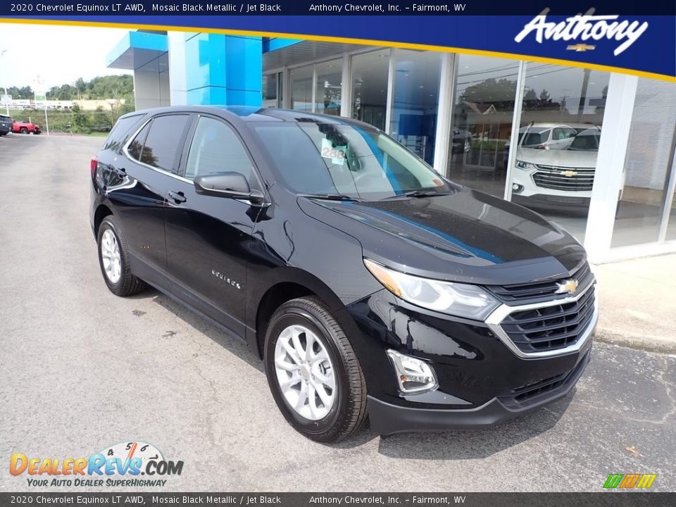 2020 Chevrolet Equinox LT AWD Mosaic Black Metallic / Jet Black Photo #1