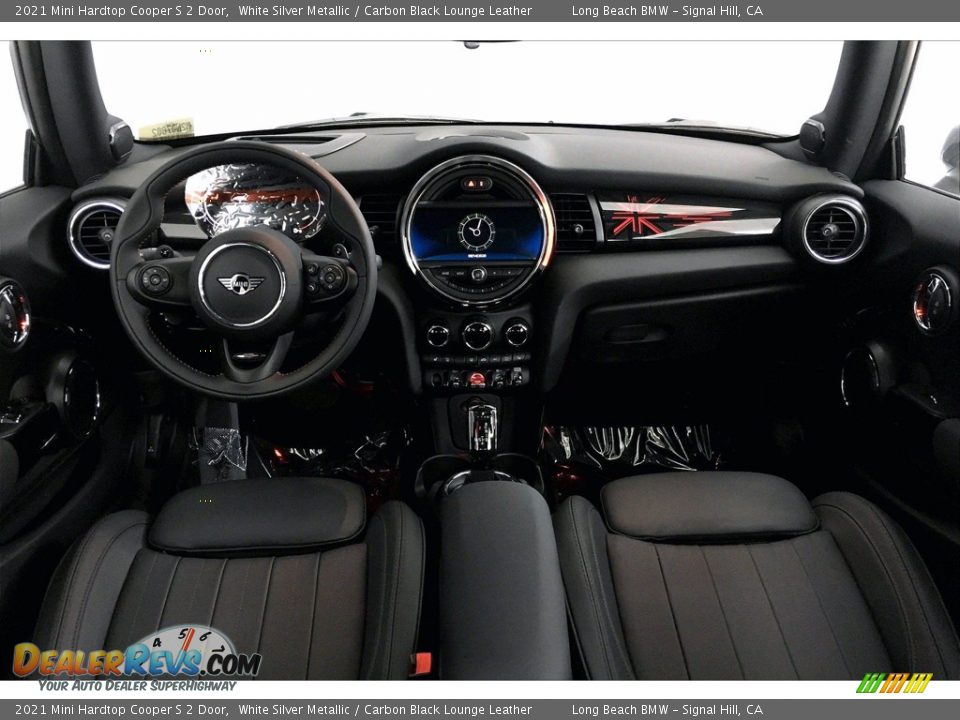 Carbon Black Lounge Leather Interior - 2021 Mini Hardtop Cooper S 2 Door Photo #5