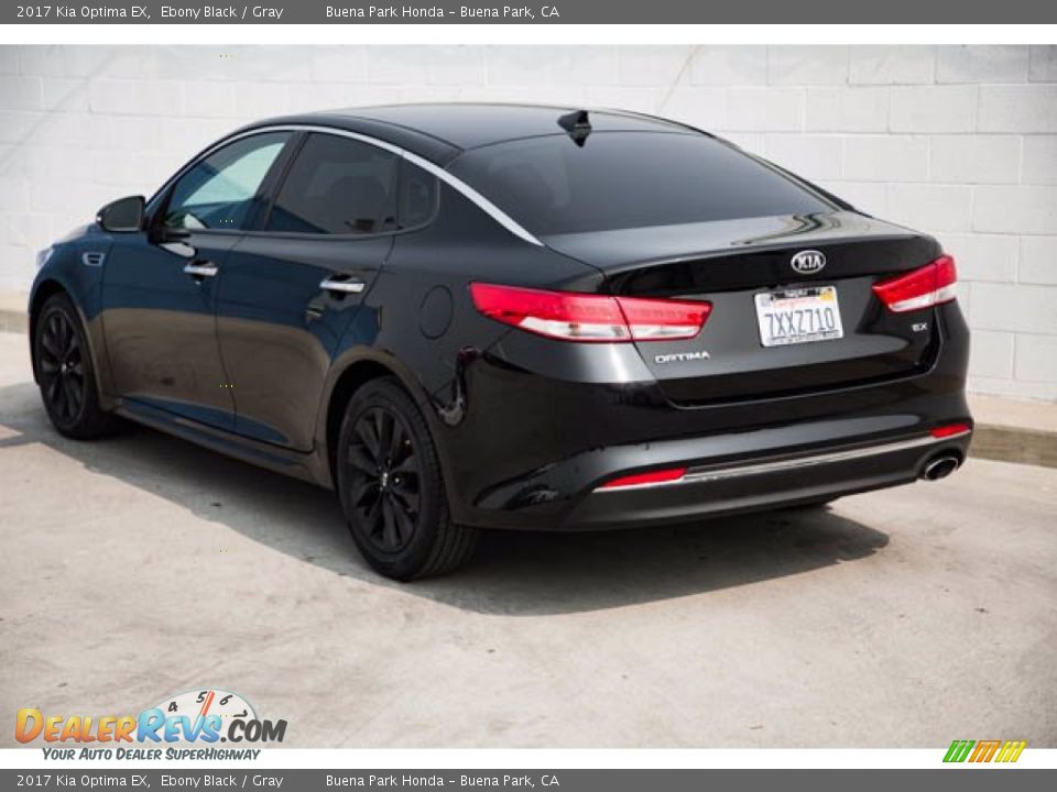 2017 Kia Optima EX Ebony Black / Gray Photo #2