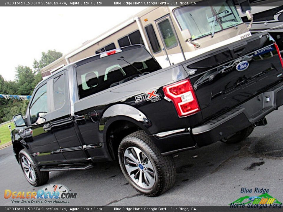 2020 Ford F150 STX SuperCab 4x4 Agate Black / Black Photo #29