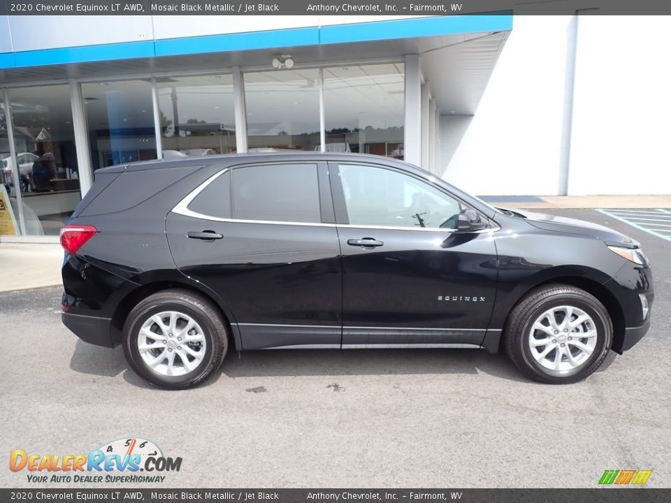 2020 Chevrolet Equinox LT AWD Mosaic Black Metallic / Jet Black Photo #3