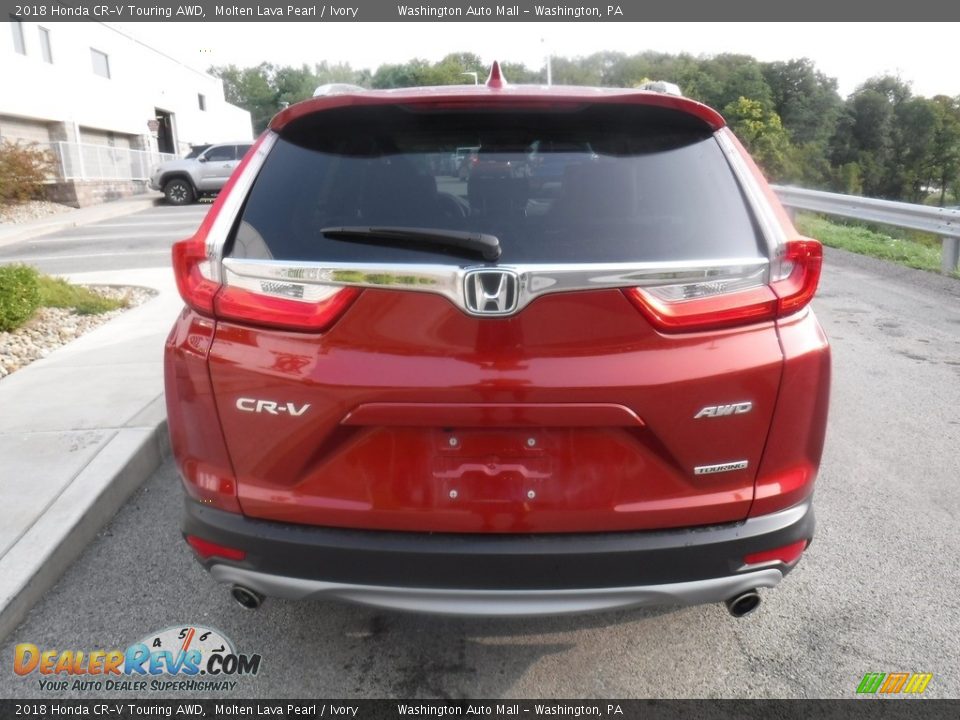 2018 Honda CR-V Touring AWD Molten Lava Pearl / Ivory Photo #15