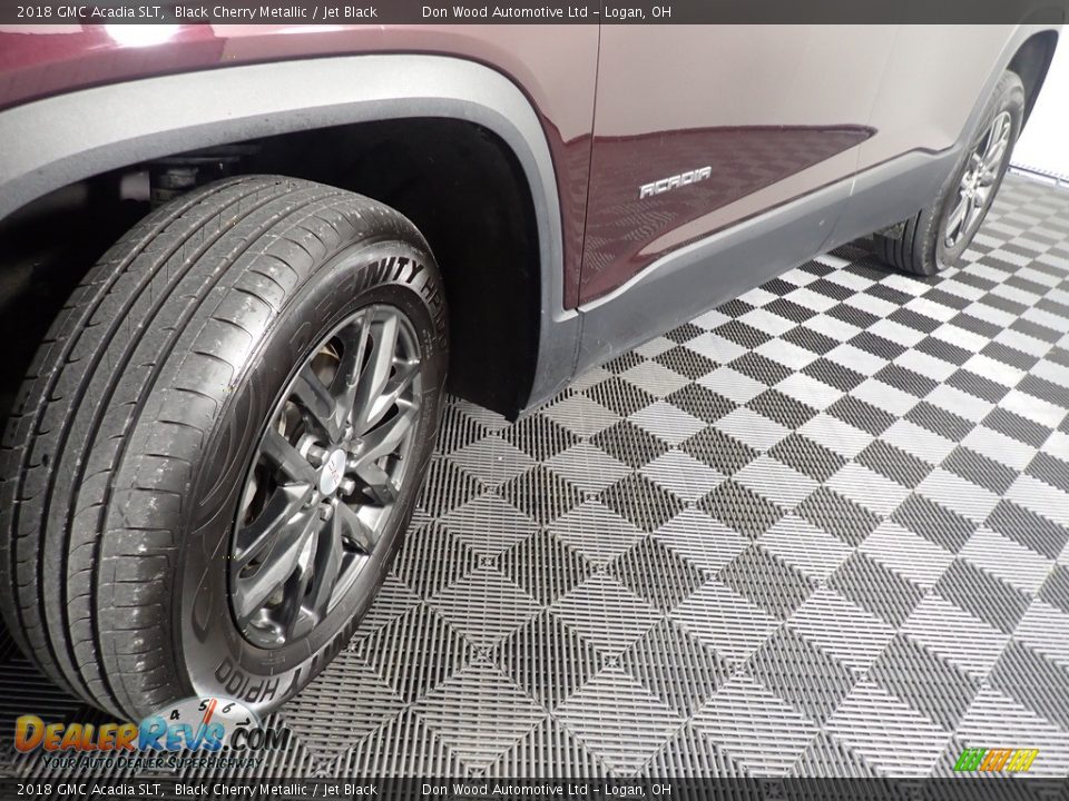 2018 GMC Acadia SLT Black Cherry Metallic / Jet Black Photo #10
