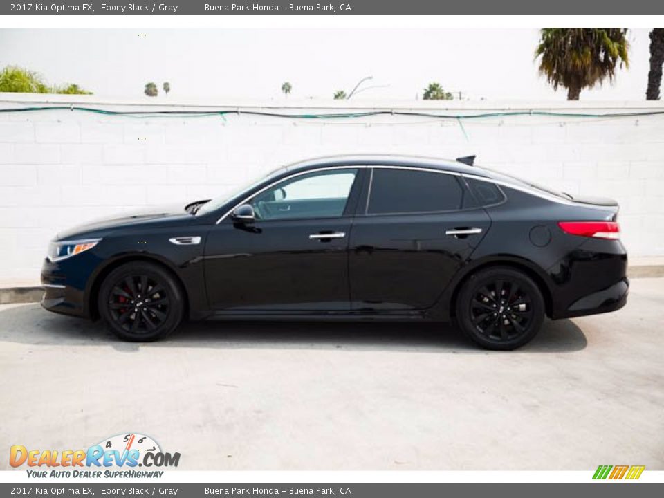 Ebony Black 2017 Kia Optima EX Photo #10