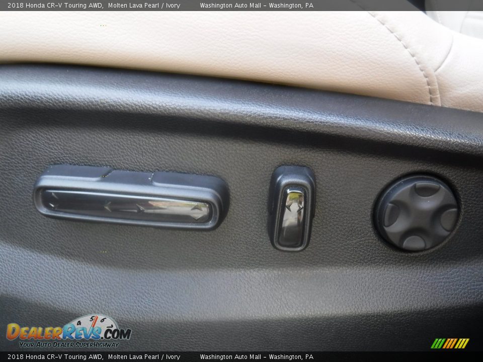 2018 Honda CR-V Touring AWD Molten Lava Pearl / Ivory Photo #22