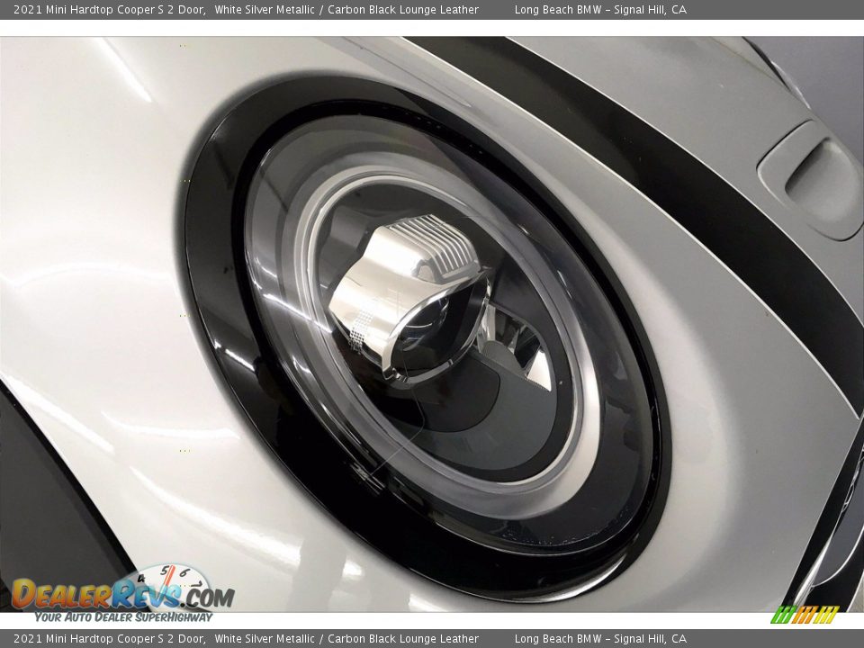2021 Mini Hardtop Cooper S 2 Door White Silver Metallic / Carbon Black Lounge Leather Photo #14