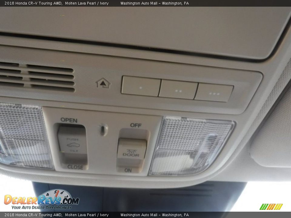 2018 Honda CR-V Touring AWD Molten Lava Pearl / Ivory Photo #24
