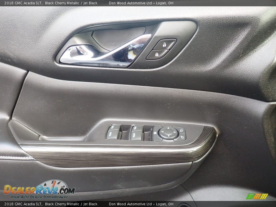 2018 GMC Acadia SLT Black Cherry Metallic / Jet Black Photo #23