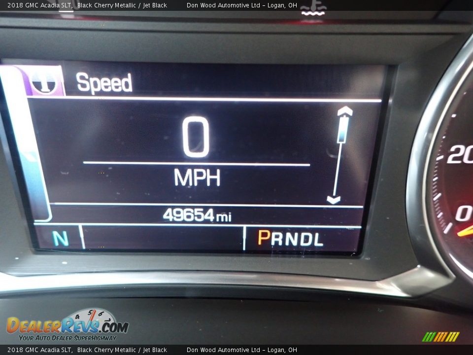 2018 GMC Acadia SLT Black Cherry Metallic / Jet Black Photo #26