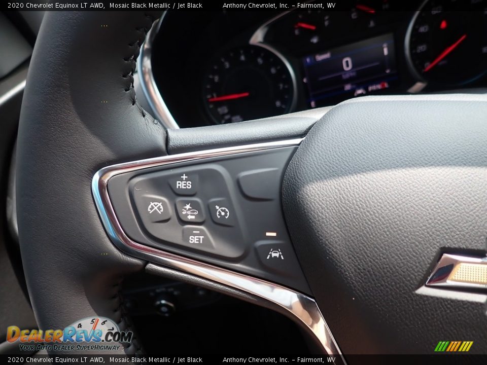 2020 Chevrolet Equinox LT AWD Mosaic Black Metallic / Jet Black Photo #19