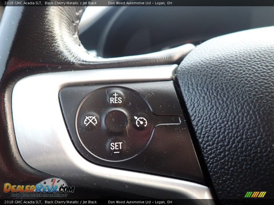 2018 GMC Acadia SLT Black Cherry Metallic / Jet Black Photo #28