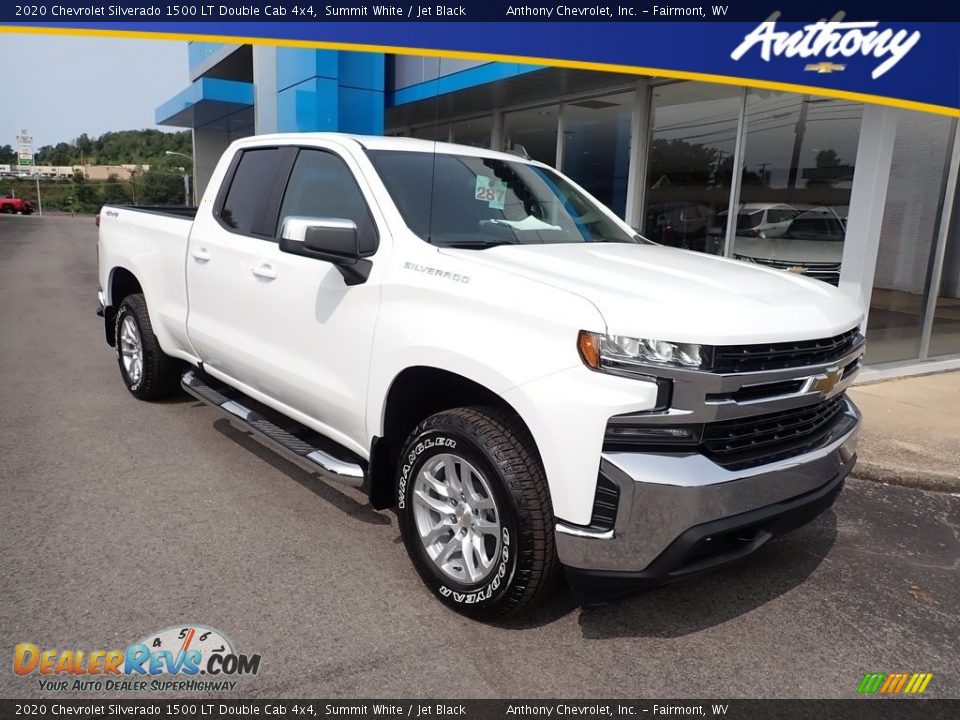 2020 Chevrolet Silverado 1500 LT Double Cab 4x4 Summit White / Jet Black Photo #1