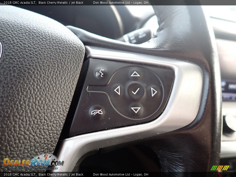 2018 GMC Acadia SLT Black Cherry Metallic / Jet Black Photo #29