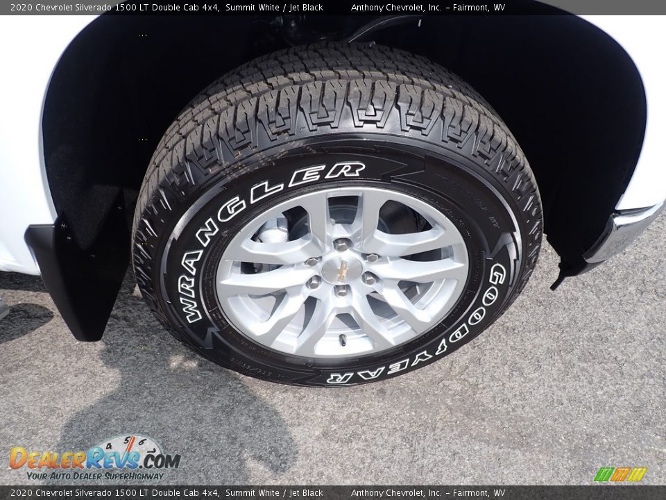 2020 Chevrolet Silverado 1500 LT Double Cab 4x4 Summit White / Jet Black Photo #2