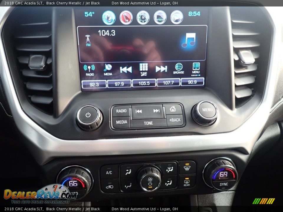 2018 GMC Acadia SLT Black Cherry Metallic / Jet Black Photo #31