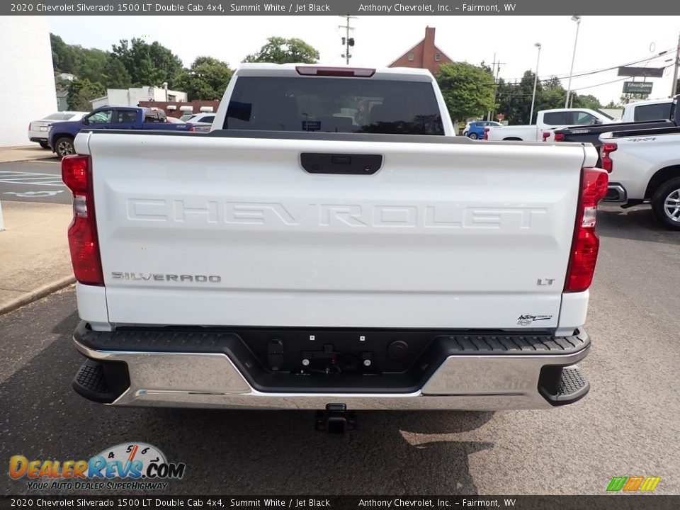 2020 Chevrolet Silverado 1500 LT Double Cab 4x4 Summit White / Jet Black Photo #4