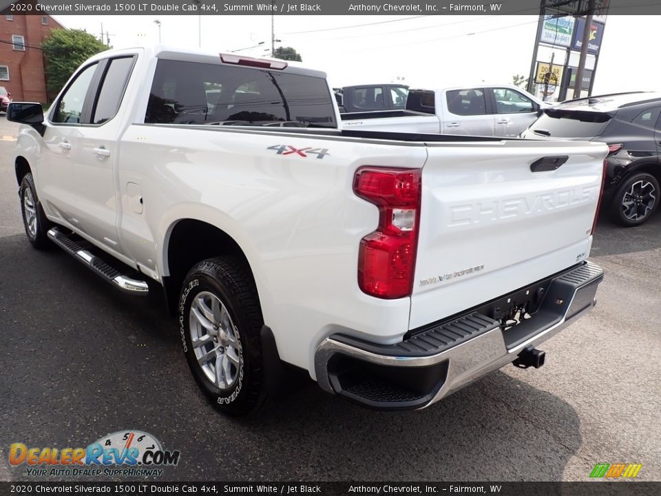 2020 Chevrolet Silverado 1500 LT Double Cab 4x4 Summit White / Jet Black Photo #5