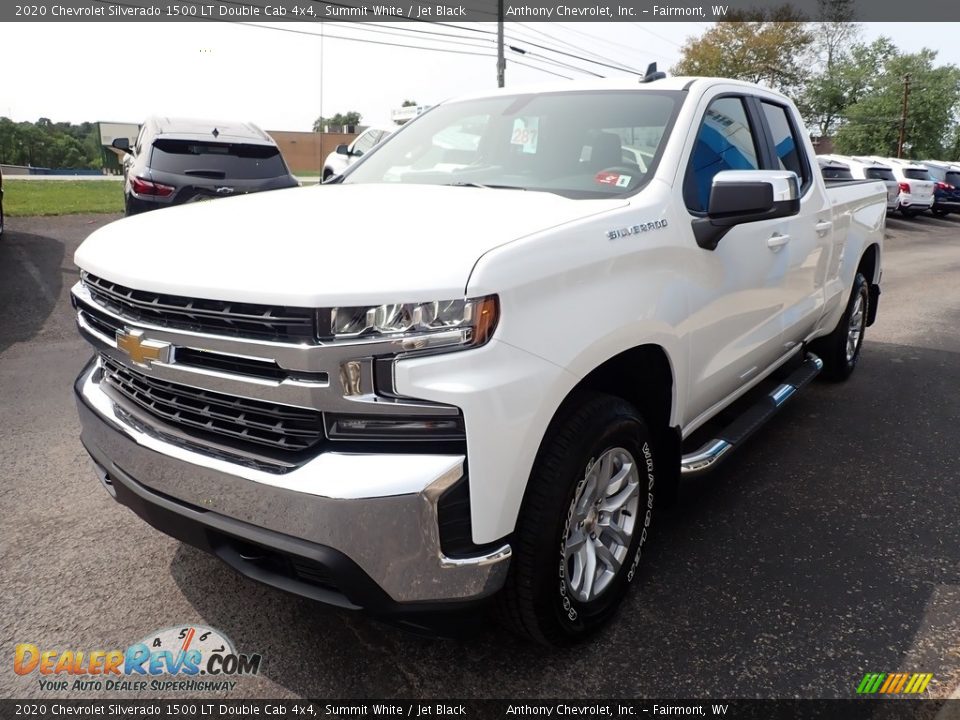 2020 Chevrolet Silverado 1500 LT Double Cab 4x4 Summit White / Jet Black Photo #6