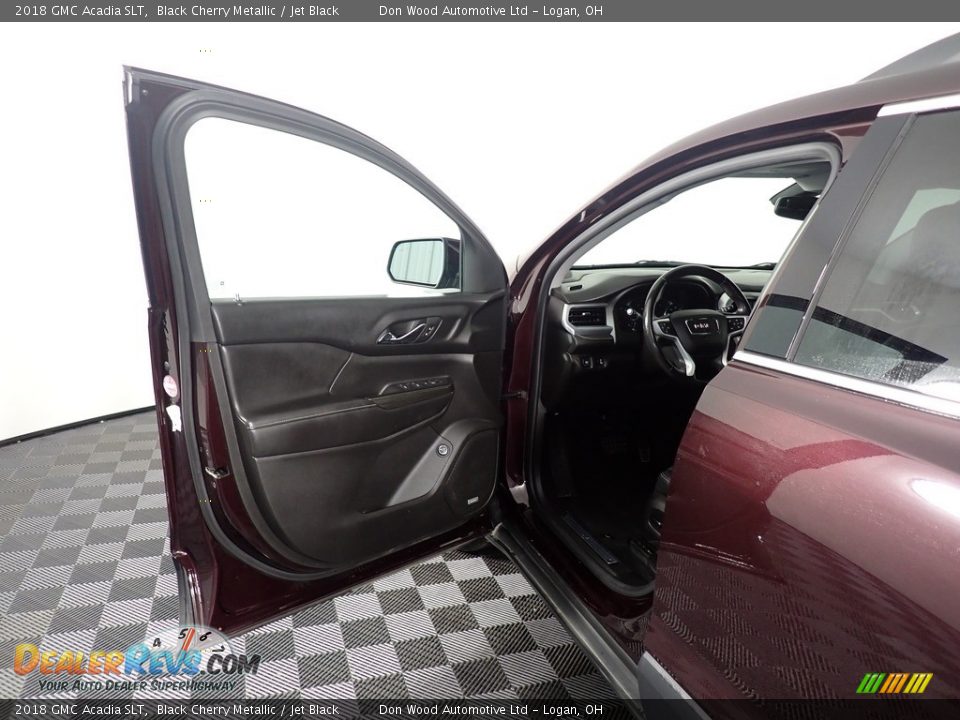 2018 GMC Acadia SLT Black Cherry Metallic / Jet Black Photo #34
