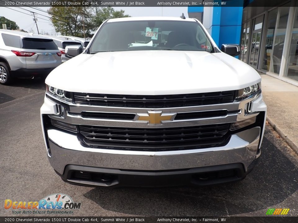 2020 Chevrolet Silverado 1500 LT Double Cab 4x4 Summit White / Jet Black Photo #7