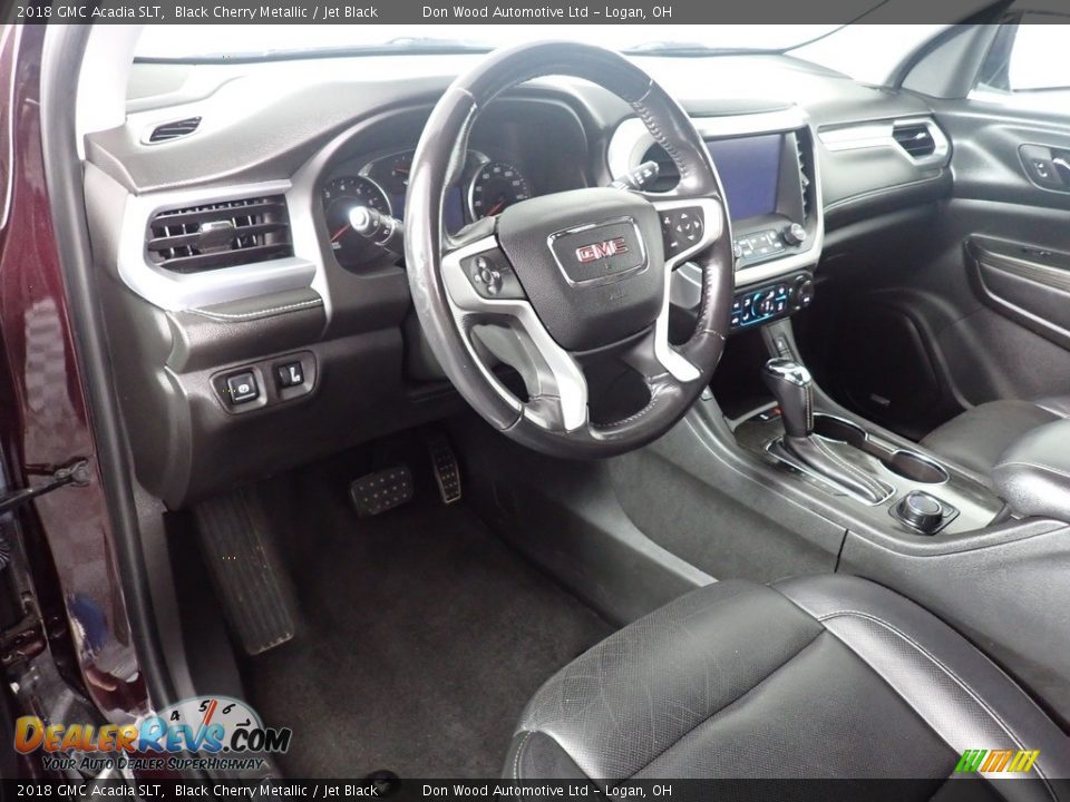 2018 GMC Acadia SLT Black Cherry Metallic / Jet Black Photo #36