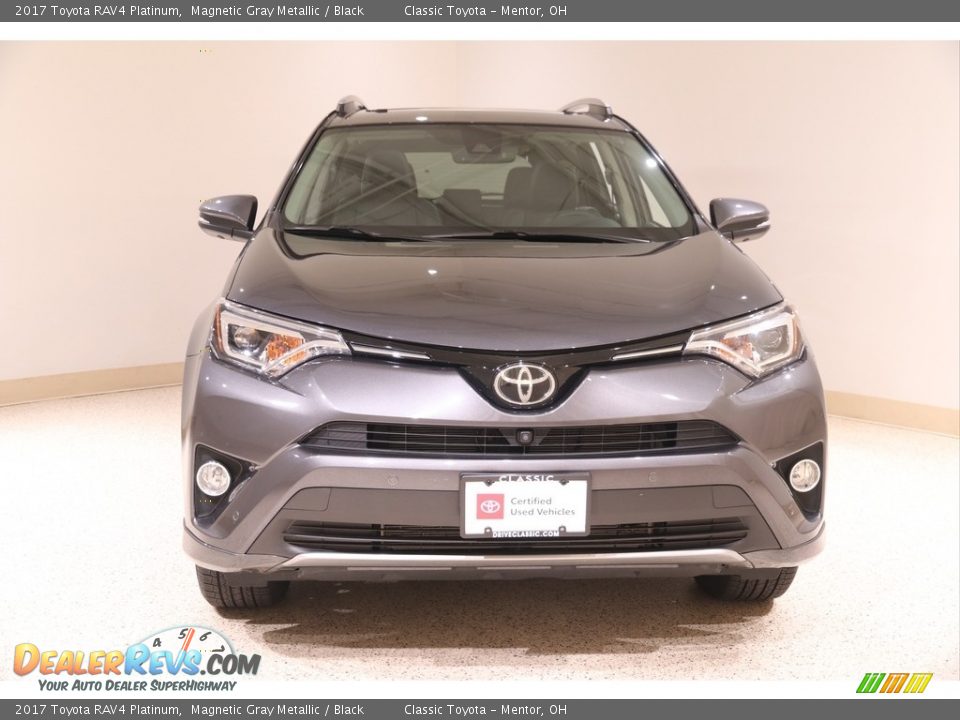 2017 Toyota RAV4 Platinum Magnetic Gray Metallic / Black Photo #2