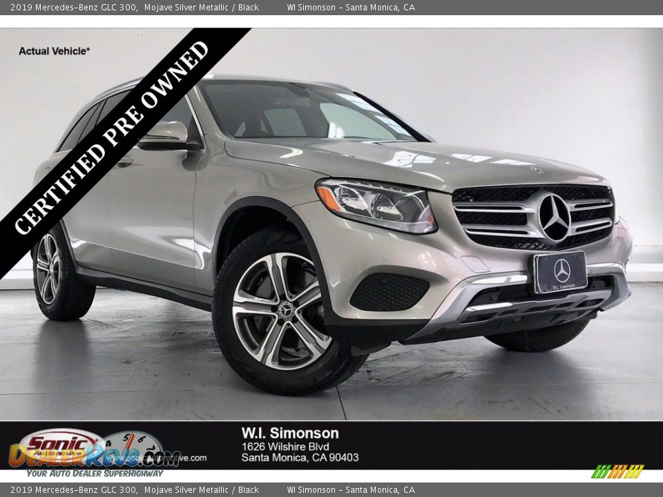 2019 Mercedes-Benz GLC 300 Mojave Silver Metallic / Black Photo #1