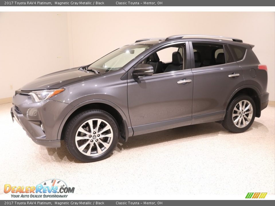 2017 Toyota RAV4 Platinum Magnetic Gray Metallic / Black Photo #3
