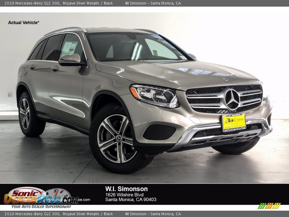 2019 Mercedes-Benz GLC 300 Mojave Silver Metallic / Black Photo #2