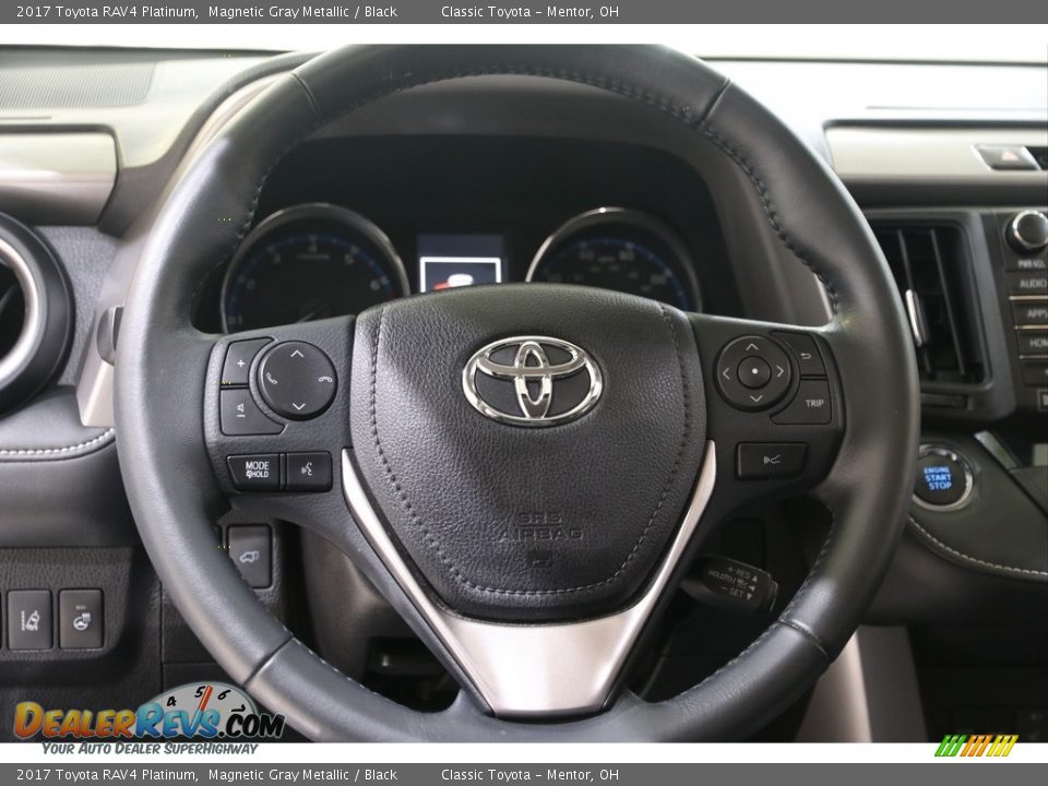 2017 Toyota RAV4 Platinum Magnetic Gray Metallic / Black Photo #6