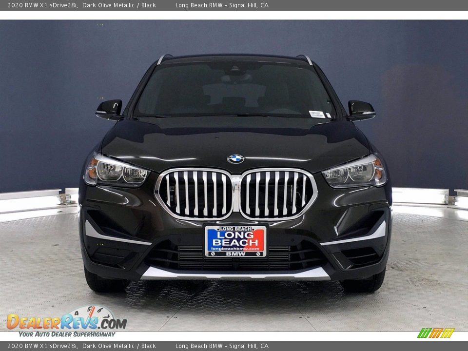 2020 BMW X1 sDrive28i Dark Olive Metallic / Black Photo #2