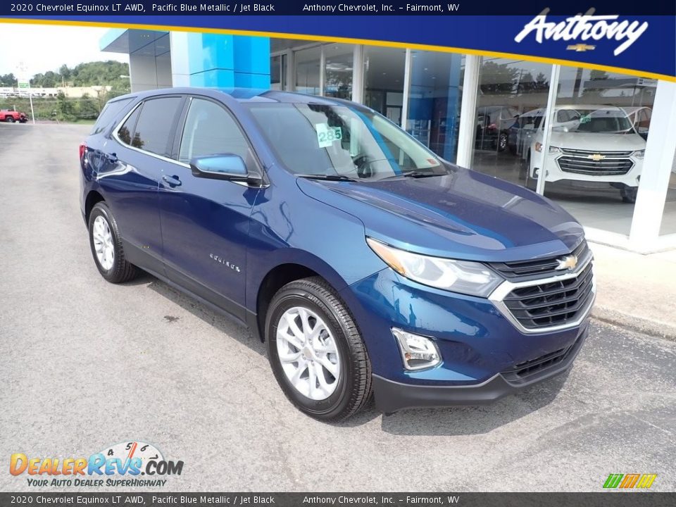 2020 Chevrolet Equinox LT AWD Pacific Blue Metallic / Jet Black Photo #1