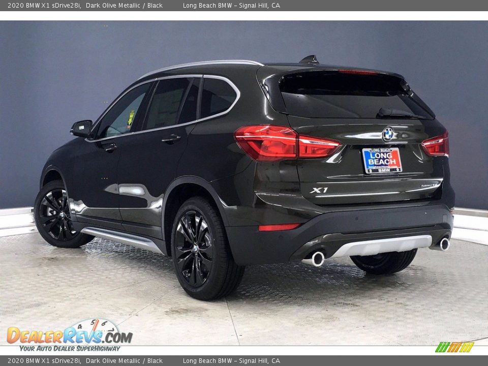 2020 BMW X1 sDrive28i Dark Olive Metallic / Black Photo #3