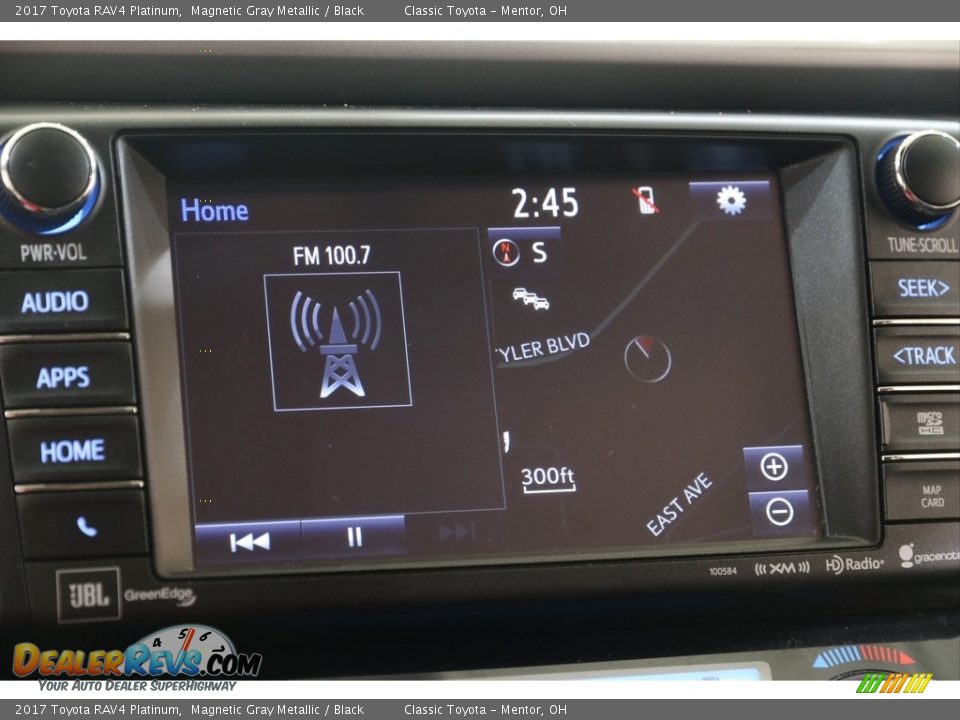 2017 Toyota RAV4 Platinum Magnetic Gray Metallic / Black Photo #9
