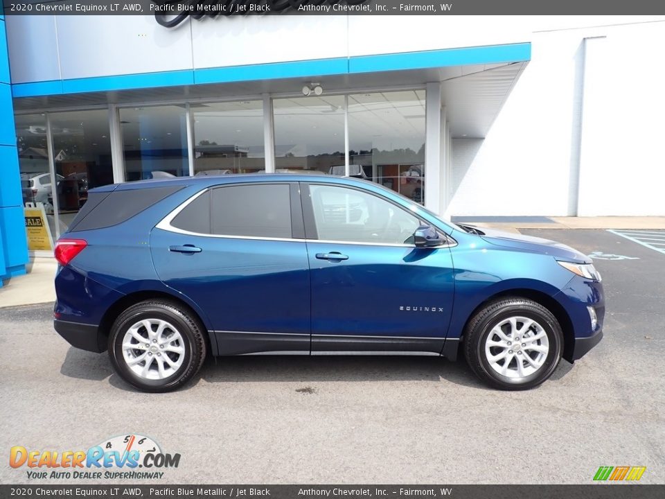 2020 Chevrolet Equinox LT AWD Pacific Blue Metallic / Jet Black Photo #3