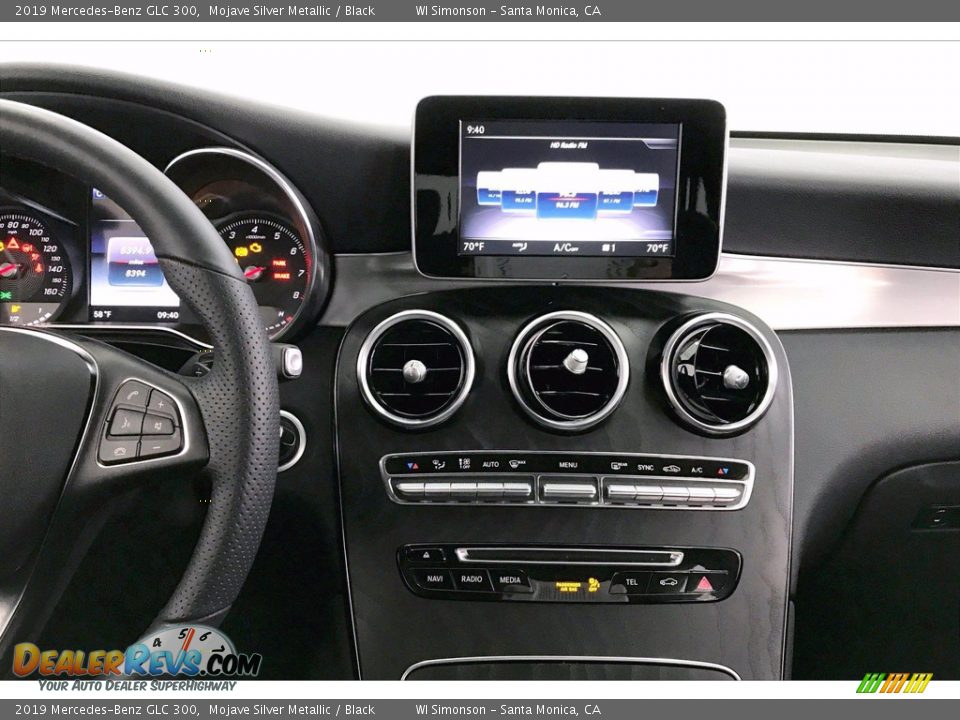 2019 Mercedes-Benz GLC 300 Mojave Silver Metallic / Black Photo #9