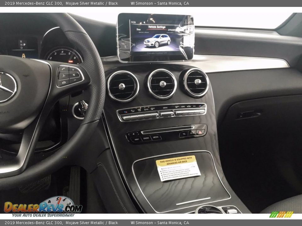 2019 Mercedes-Benz GLC 300 Mojave Silver Metallic / Black Photo #12
