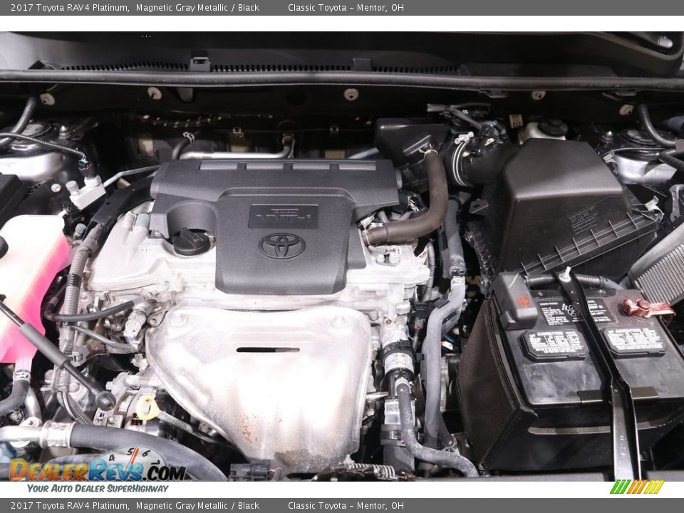 2017 Toyota RAV4 Platinum Magnetic Gray Metallic / Black Photo #17