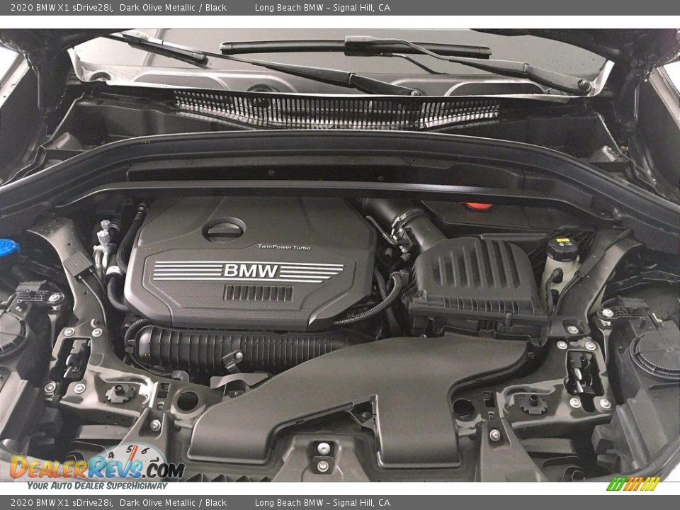 2020 BMW X1 sDrive28i Dark Olive Metallic / Black Photo #10